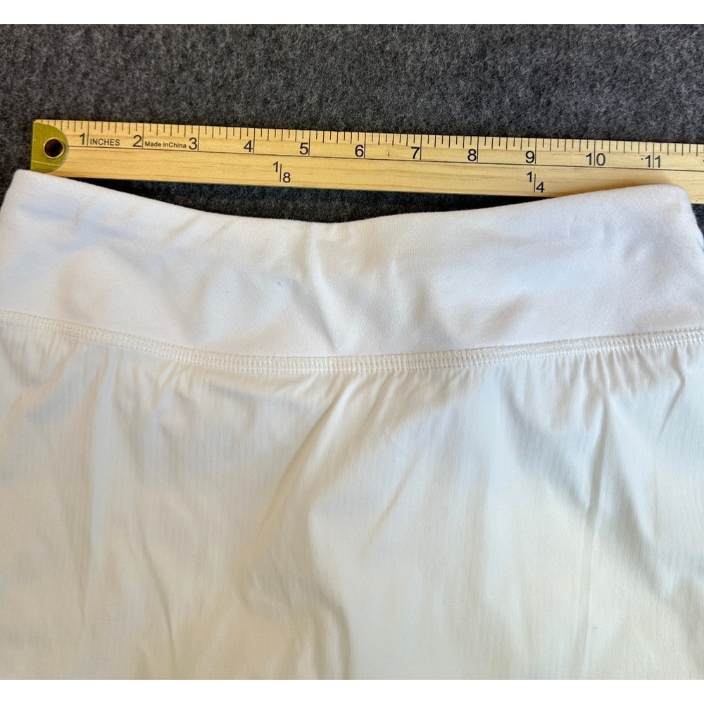 Ivivva x Lululemon Set the Pace Skort Tiered Ruffle White Skirt Shorts Girls 12 - Picture 11 of 15